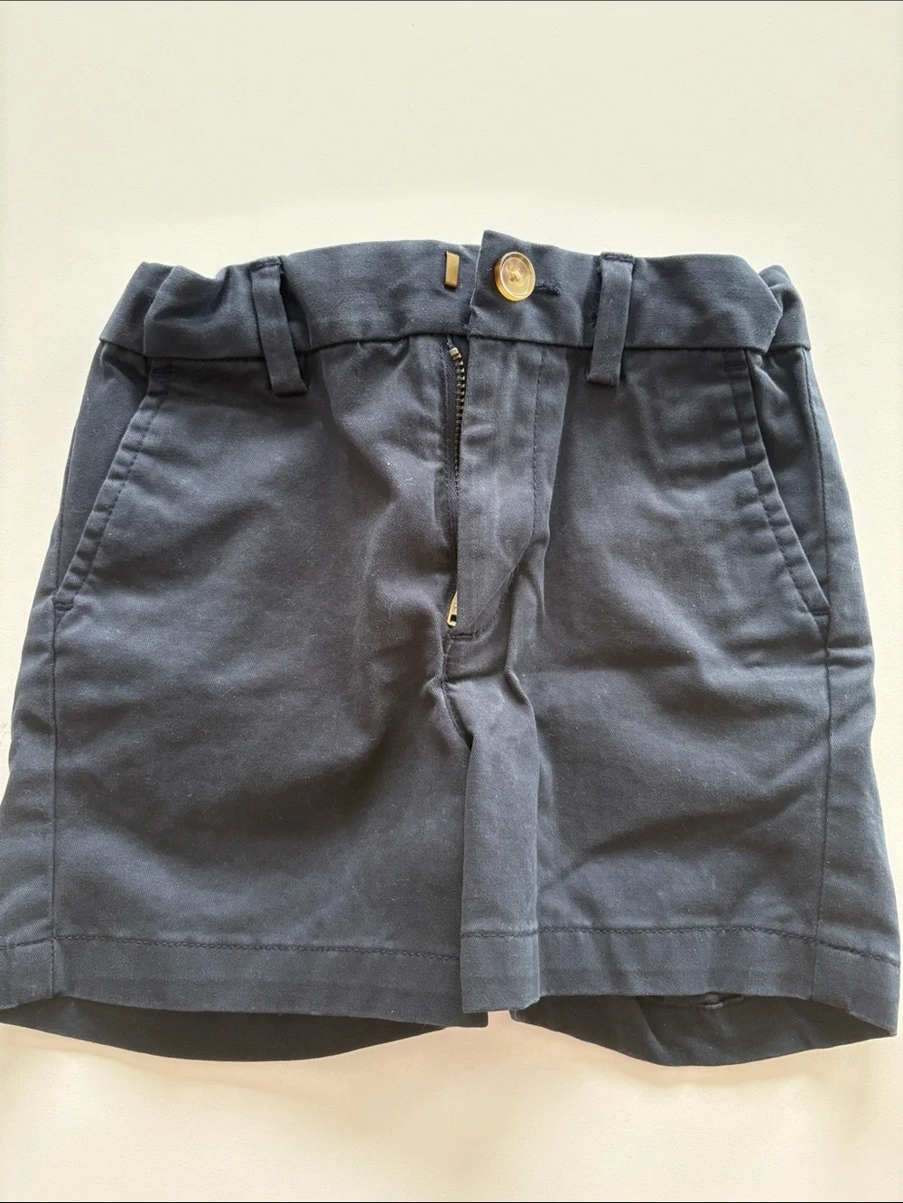 Vineyard Vines Navy Chino Shorts with Button-Back Pockets