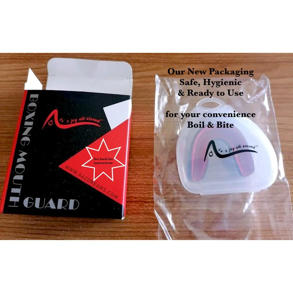 Mouth Guard MMA Sports Mouthguard Teeth Protector Smooth Gum Shield Soft-Slim Mo