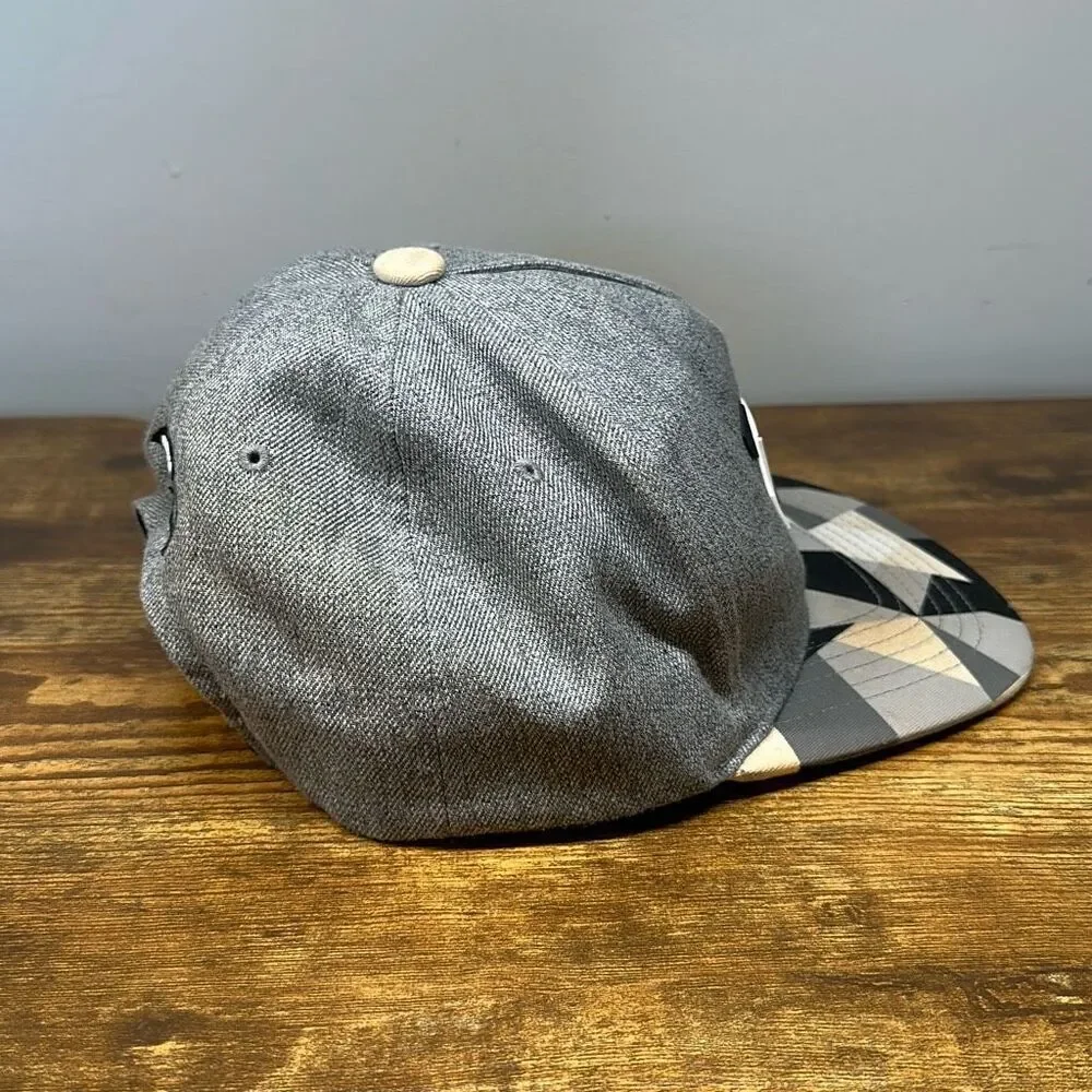 Mens Womens Paper Folding Origami Baseball Cap Snapback Hats Panda Gray size Med