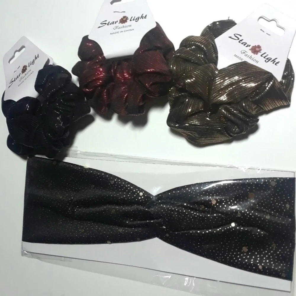 N/A metallic hair