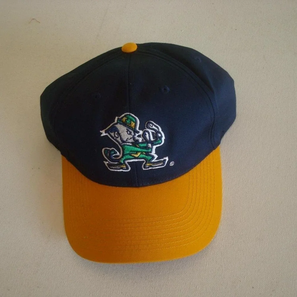NOTRE DAME HAT CAP‎ VINTAGE OOS Y2K P4