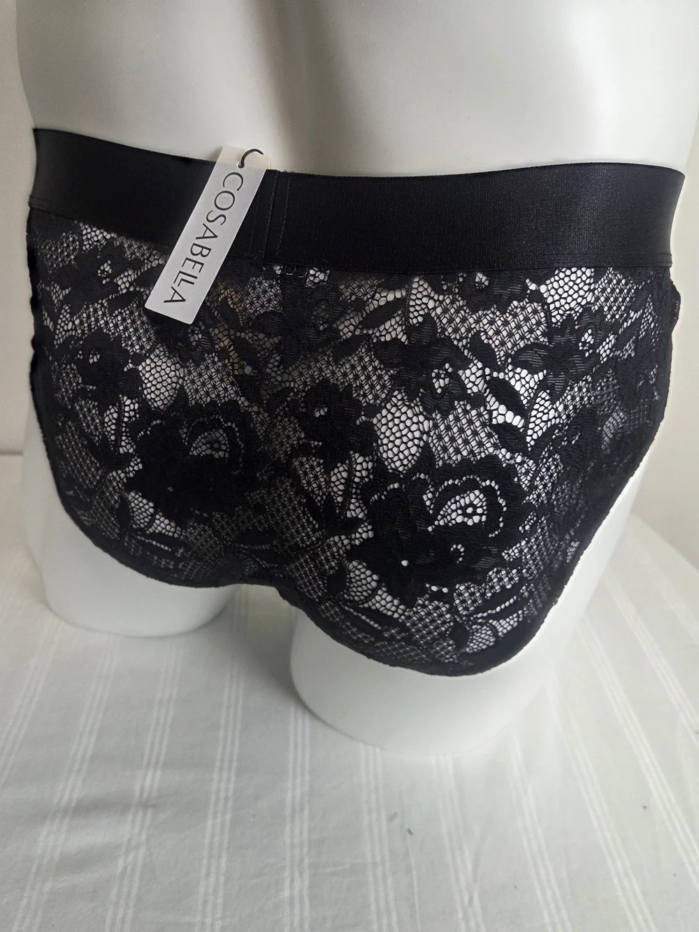 Cosabella Black Lace Men's Briefs
