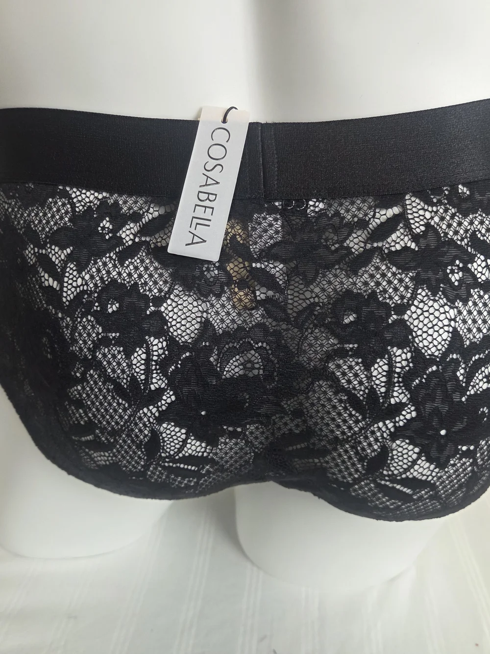 Cosabella Black Lace Men's Briefs