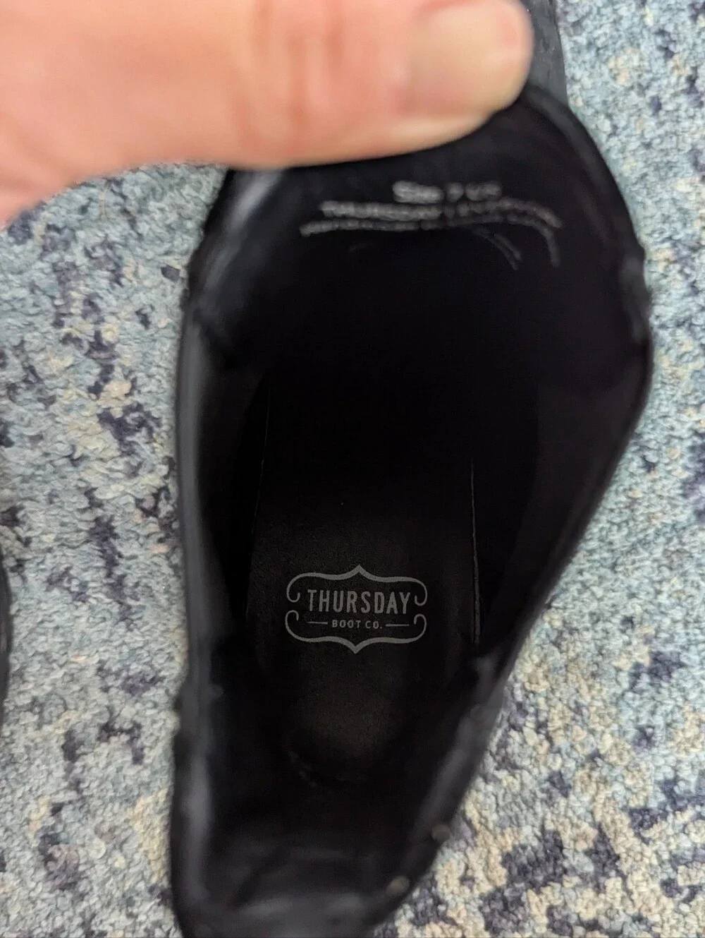 Thursday Boot Company size gently