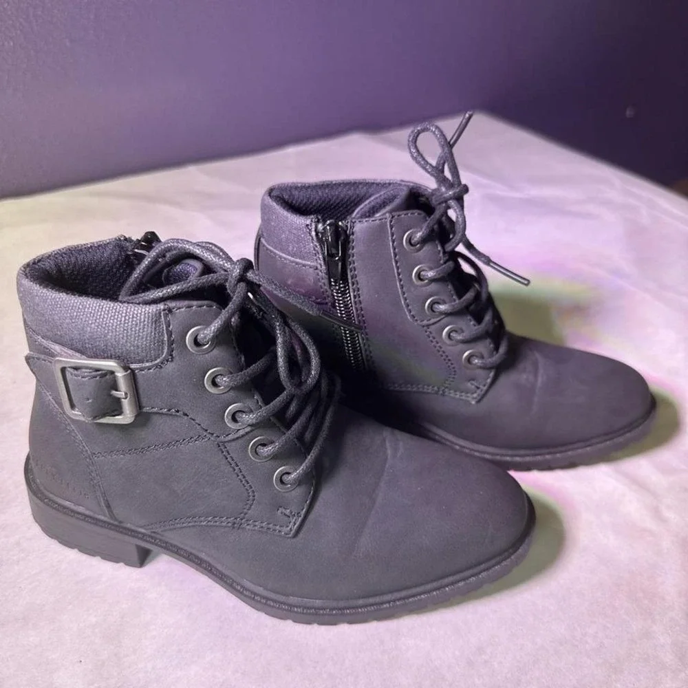 Perry ellis kids combat boots