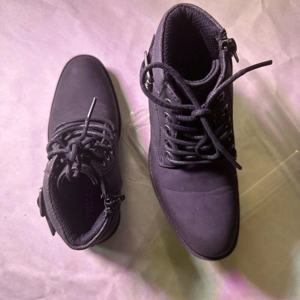 Perry ellis kids combat boots