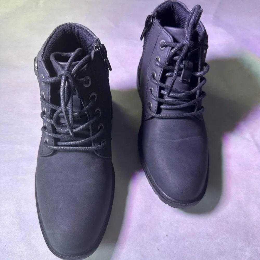Perry ellis kids combat boots