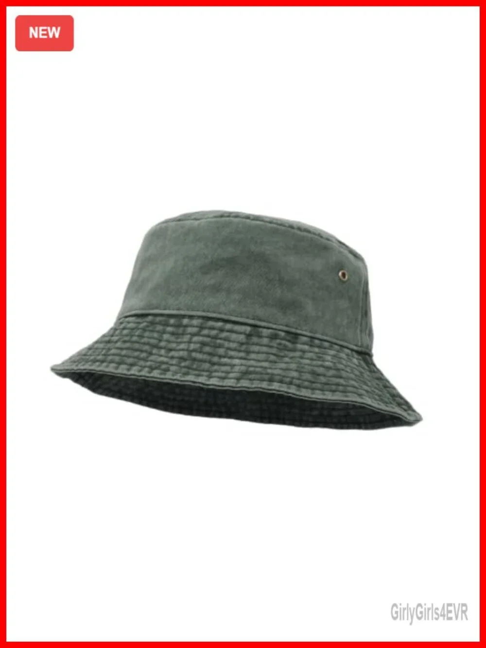 Washed Denim Bucket Hat Wide Brim Cotton Sun Hat Flat Top for Fishing Hiking
