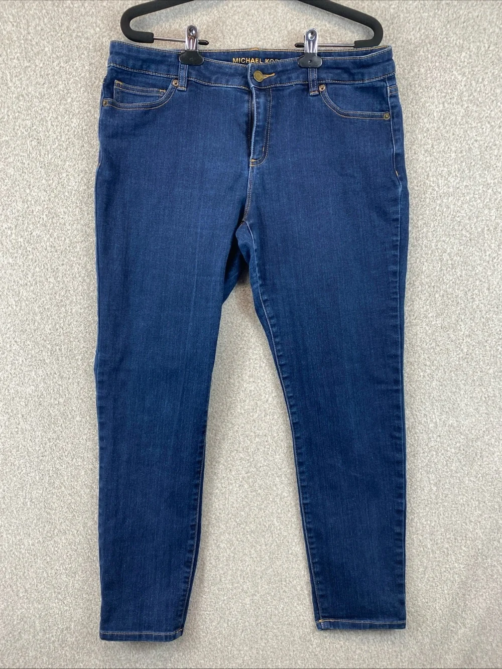 Michael Kors Skinny Jeans Dark Wash Jeans Womens Size 10 Stretchy mid rise