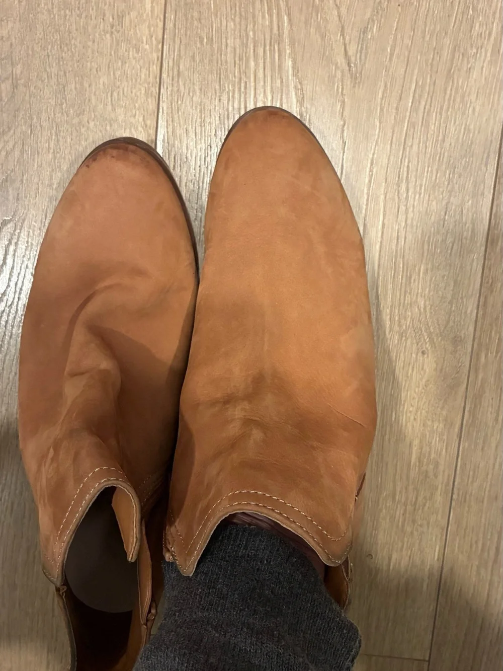 Aldo Women's Tan Suede Ankle Boots