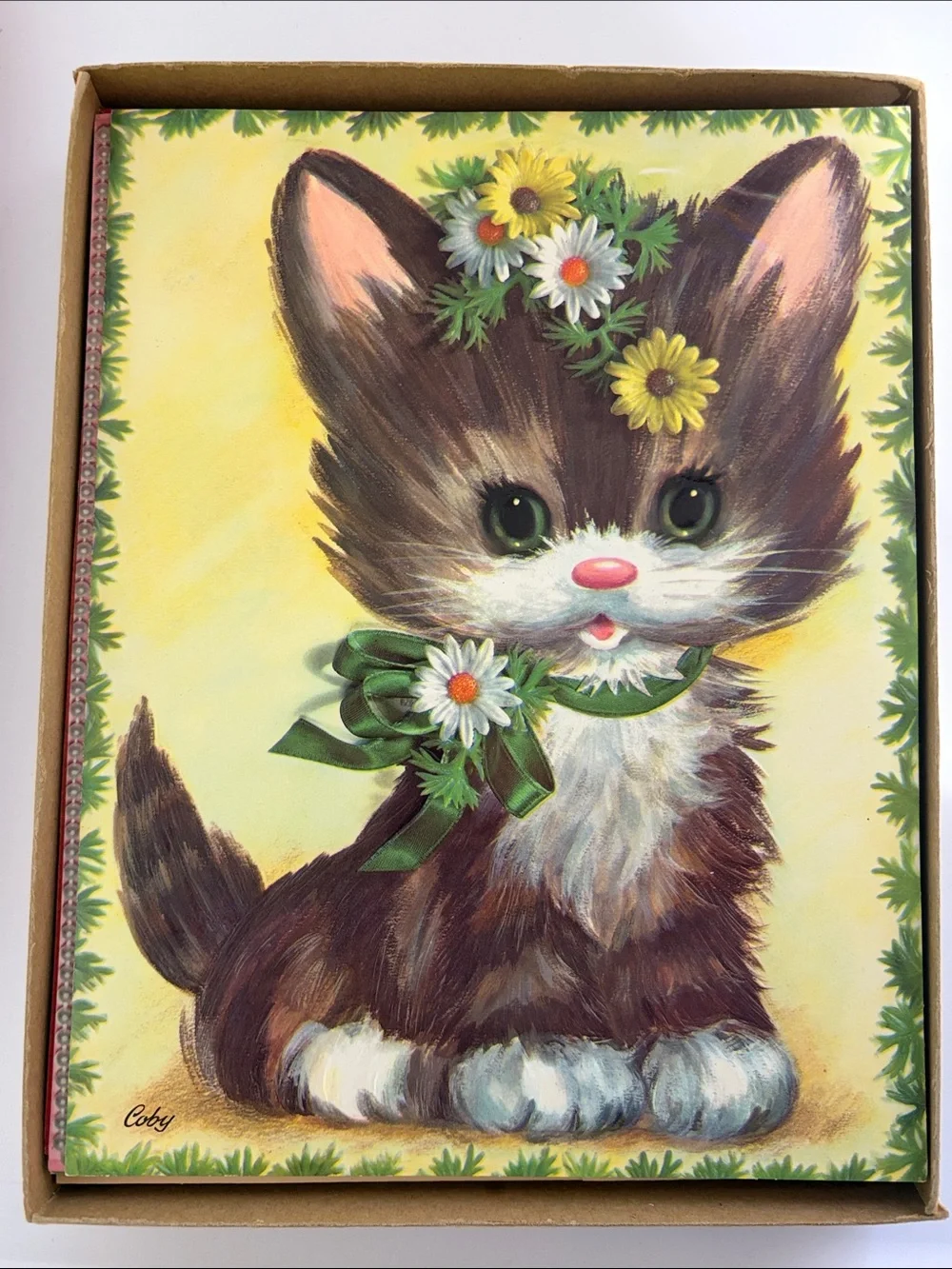 Vintage Pet Greeting Cards Set of 10 Poodle Cats Duck Mouse Dogs Oversized USA