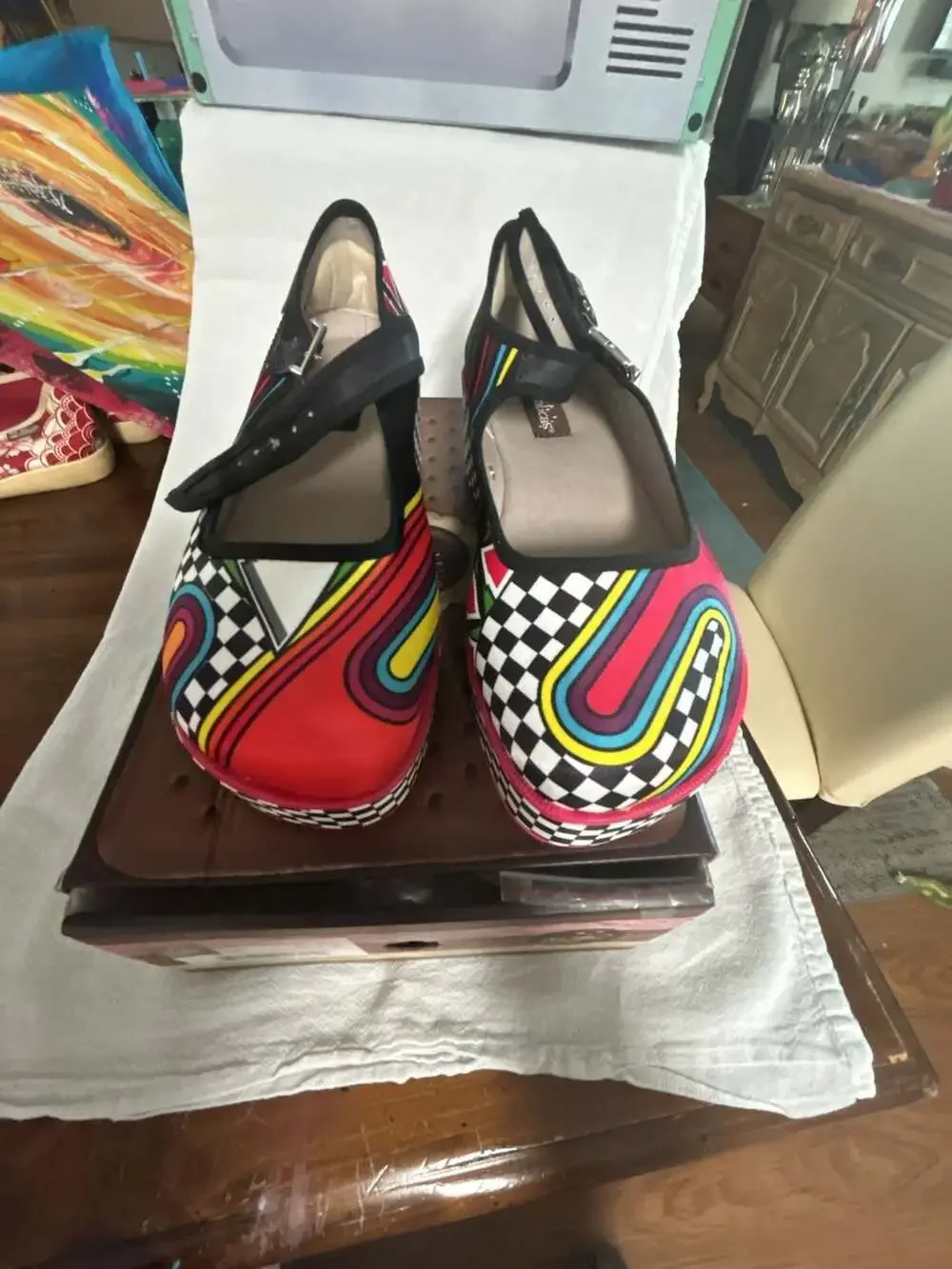 Hot Chocolate Design Chocolaticas 1980 Women's Platform Mary Jane Shoes SZ 9
