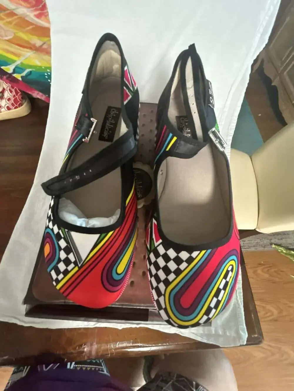 Hot Chocolate Design Chocolaticas 1980 Women's Platform Mary Jane Shoes SZ 9