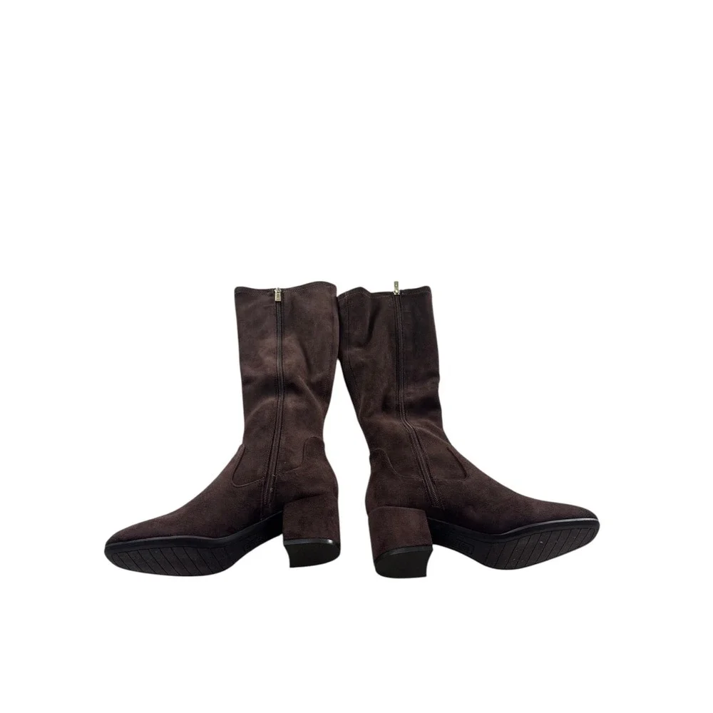 Kenneth Cole‎ Rida Stretch Boots Brown Chic Womens Comfort Size 5.5 NWB Stylish