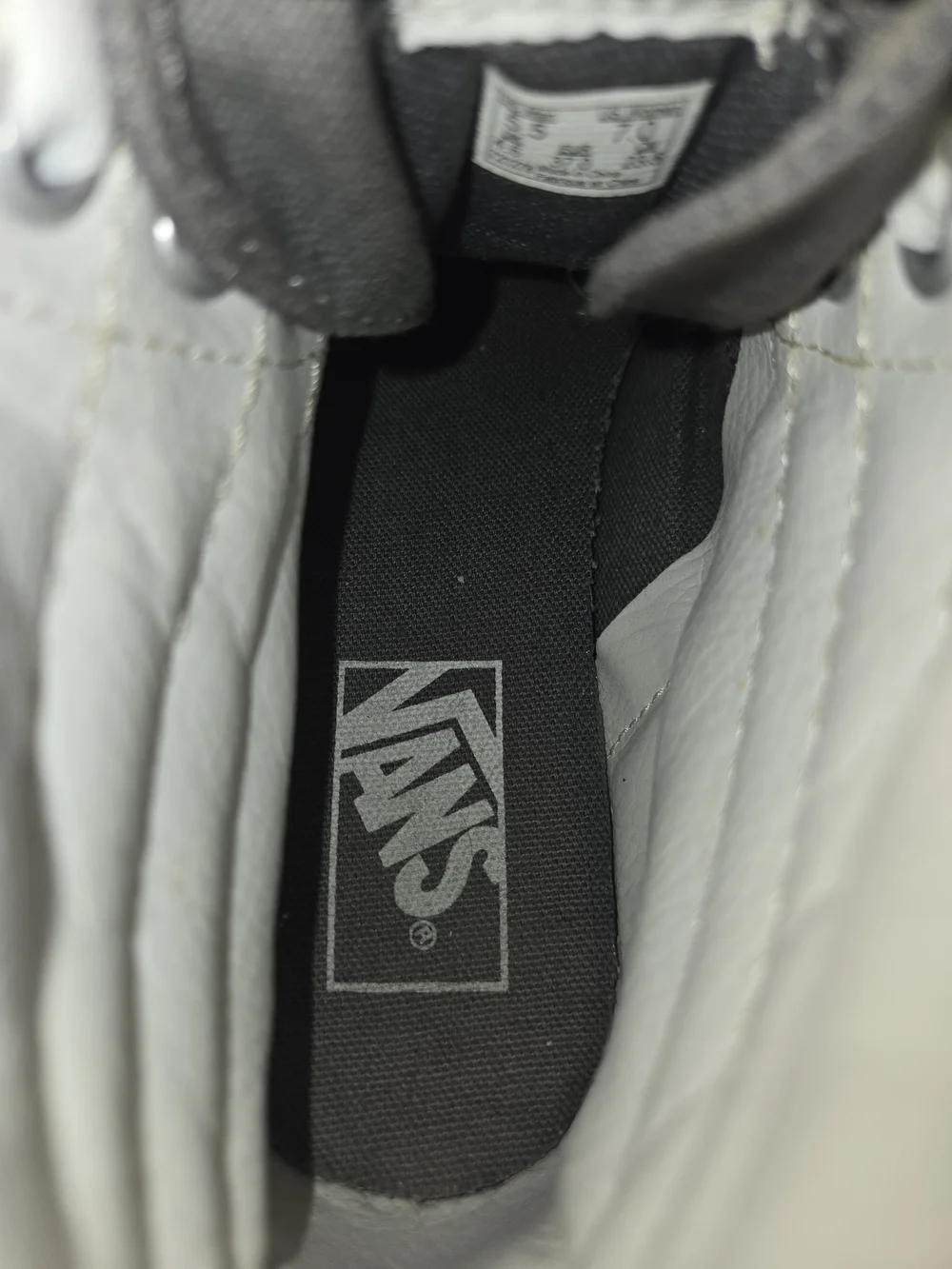 Vans canvas side
