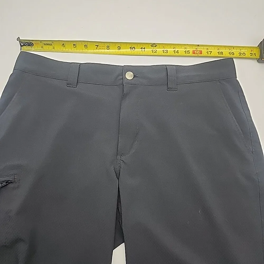Columbia Shorts Men Sz 38 Black Textured 9.5