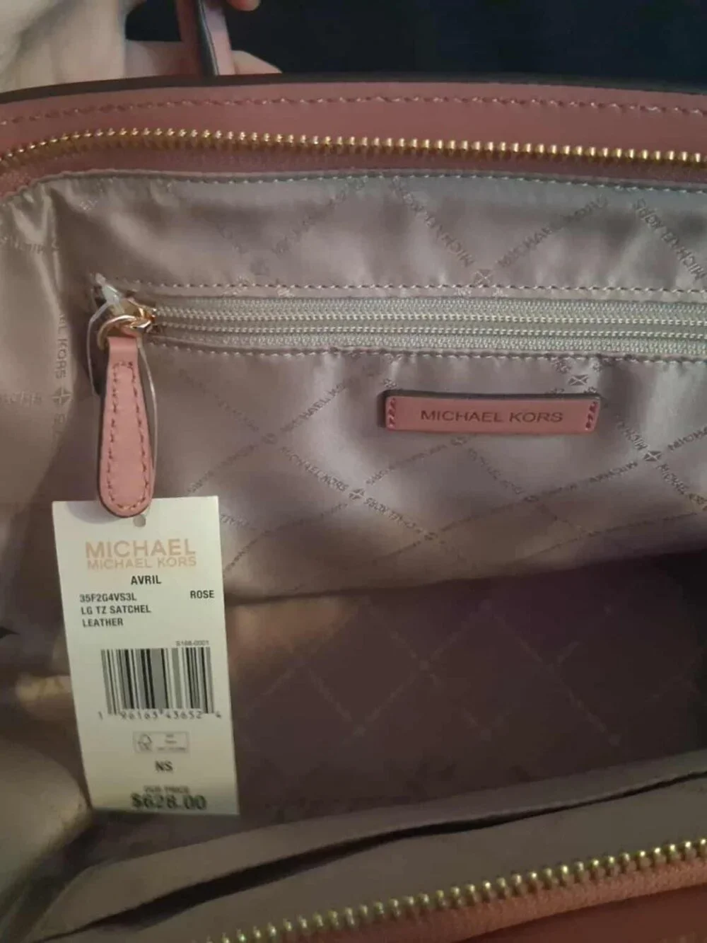 Michael Kors pink leather