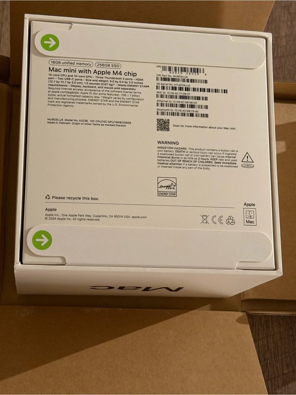 Apple ship within