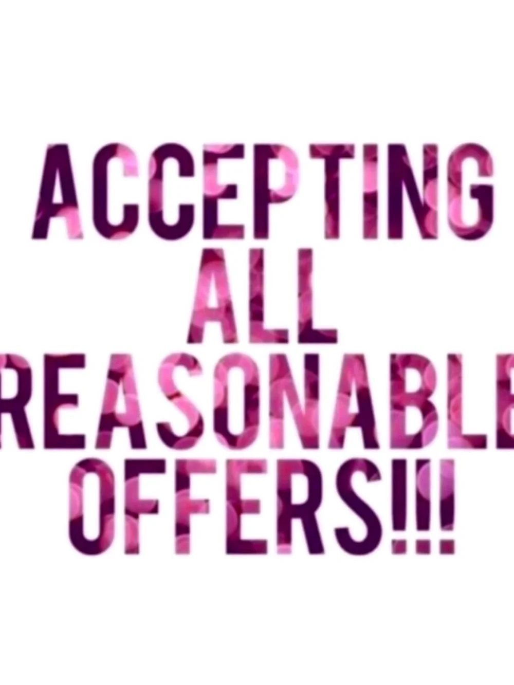 Graphic Sign Print in Pink Text