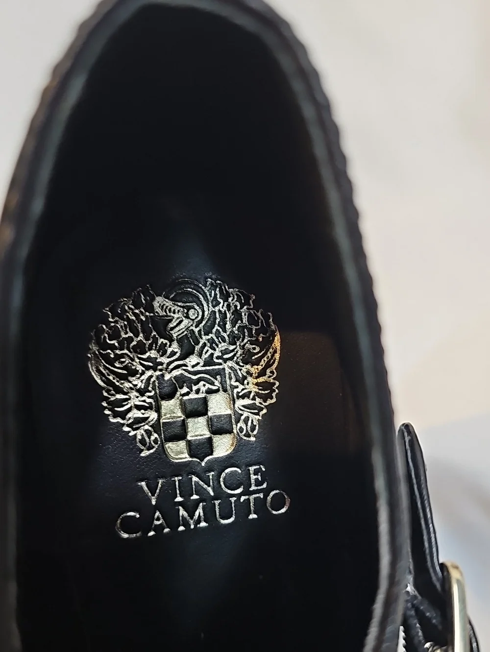 Vince Camuto Size 9 Vonilesa Black Leather Booties