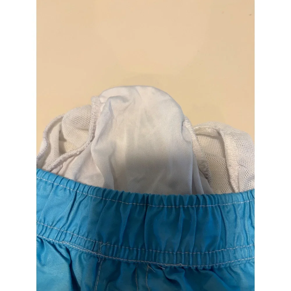 Disney Toy Story Toddler Boys Swim Trunks Blue Green Striped 18M Woody Buzz Rex
