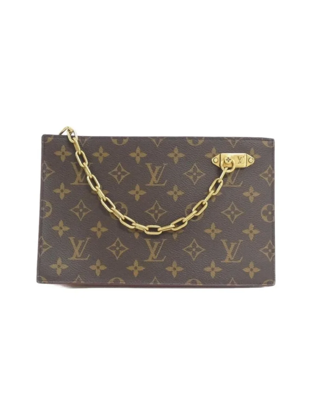 Louis Vuitton Monogram Chain Clutch