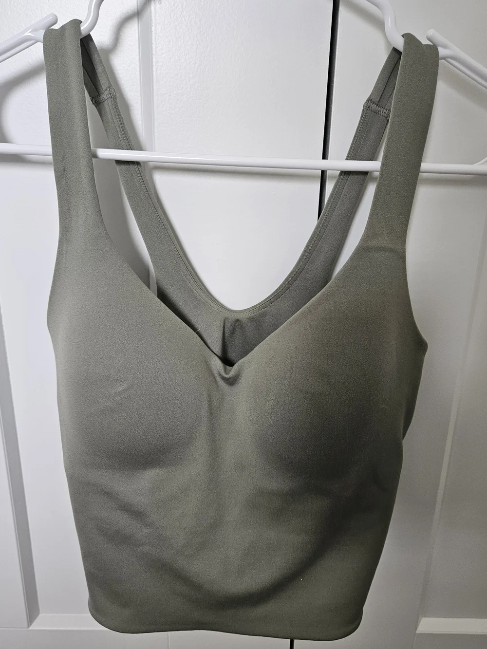 Olive Green Seamless Padded Bralette Tank - Women Intimates