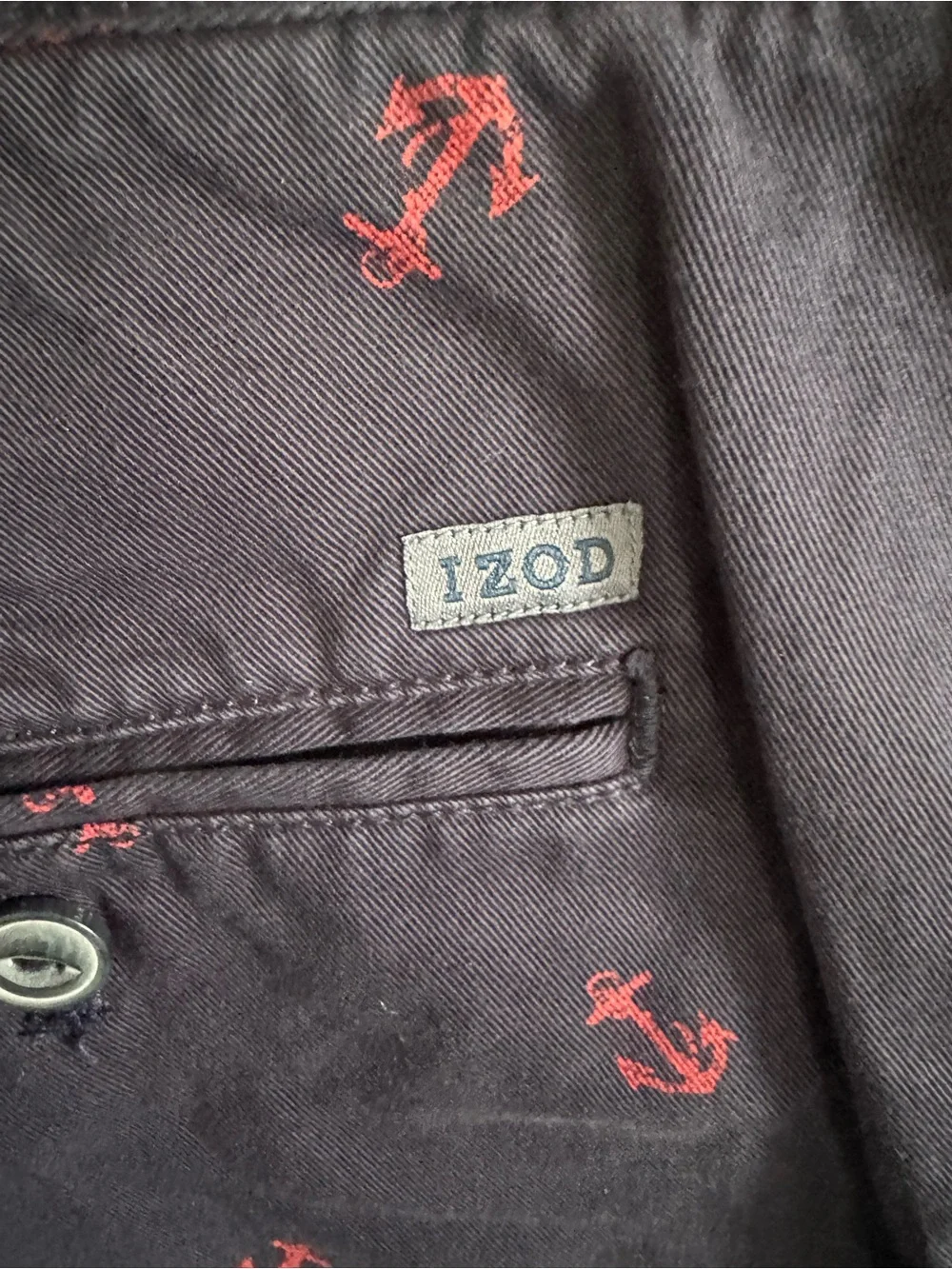 Izod navy flat