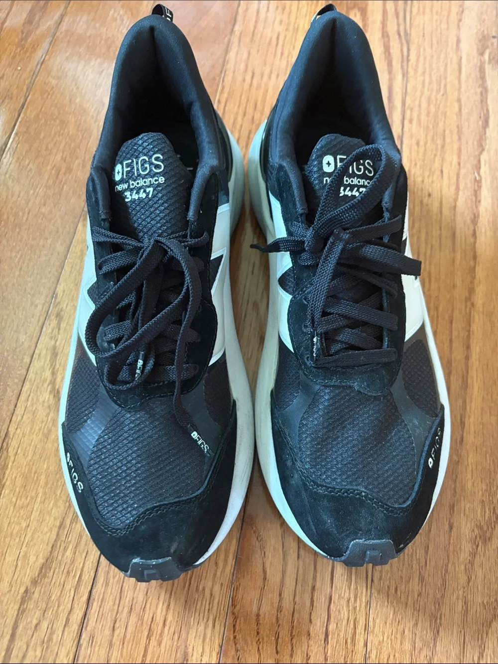 FIGS x New Balance 3447Men 11.5 women 13 Sneakers Black Slight scuff on side