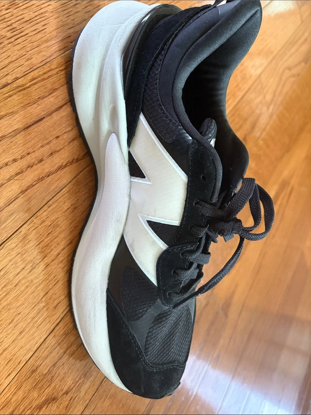 New Balance questions leave
