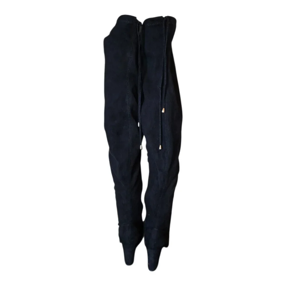 N/A black faux