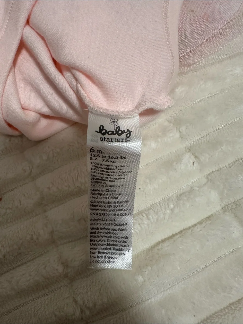 Baby Starters soft pink