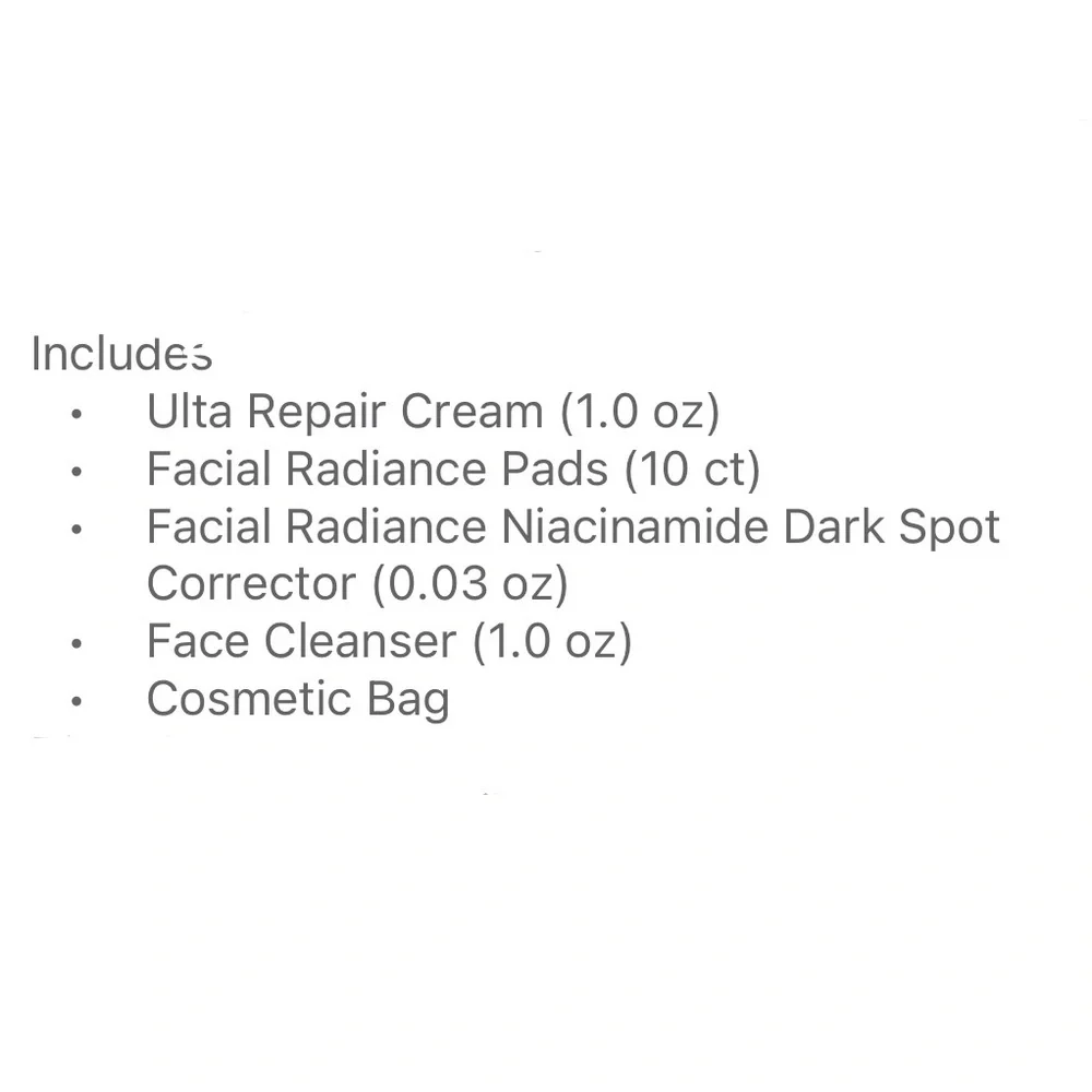 FIRST AID BEAUTY 5p Cleanser Repair Cream Dark Spot Serum Radiance Pads $40