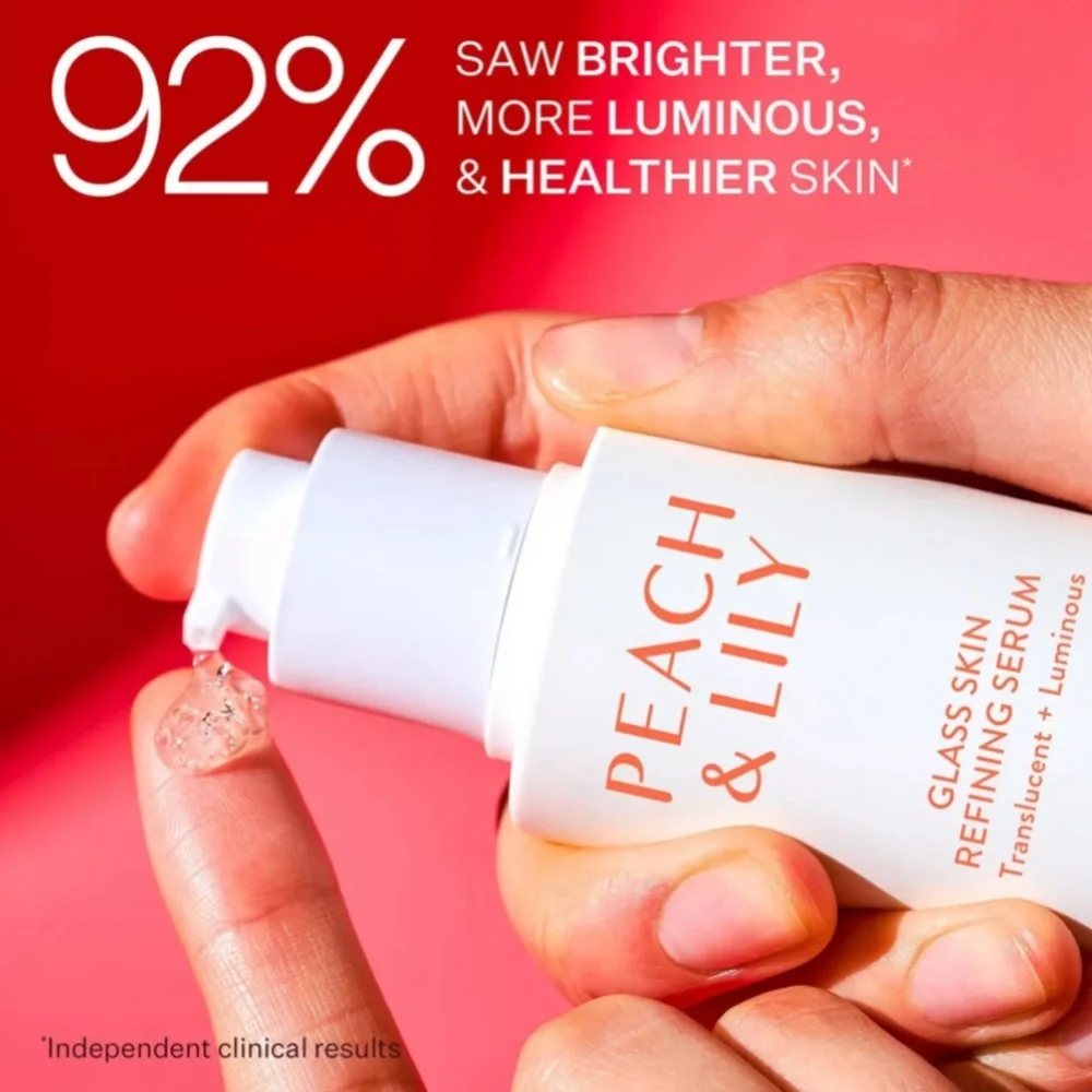 PEACH & LILY Glass Skin Refining Serum 1.35oz $39 NIB