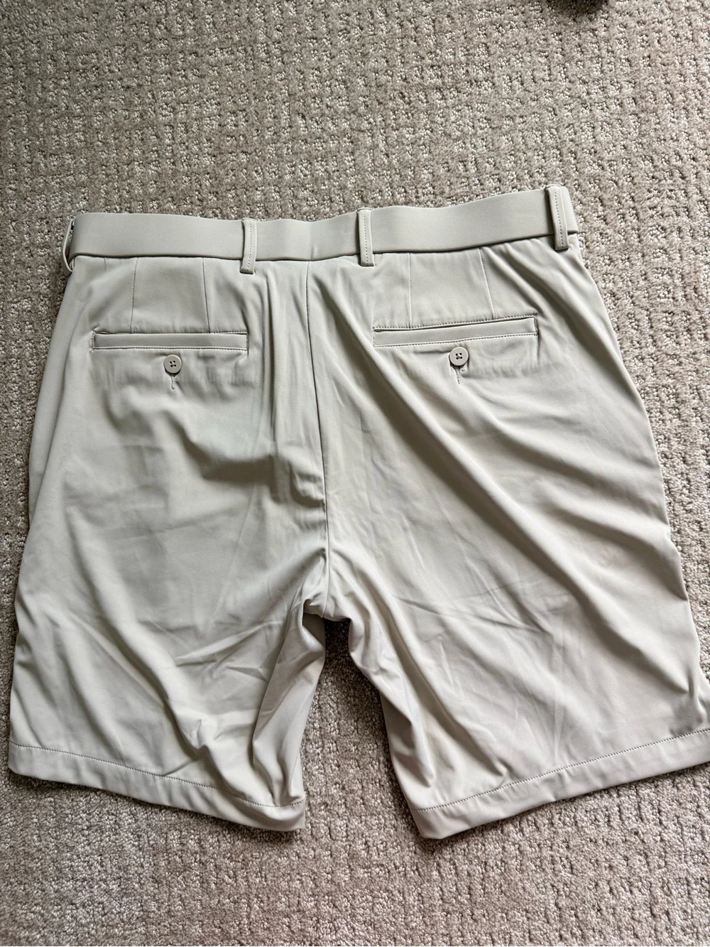 Men's Performance Stretch Shorts - Light Beige