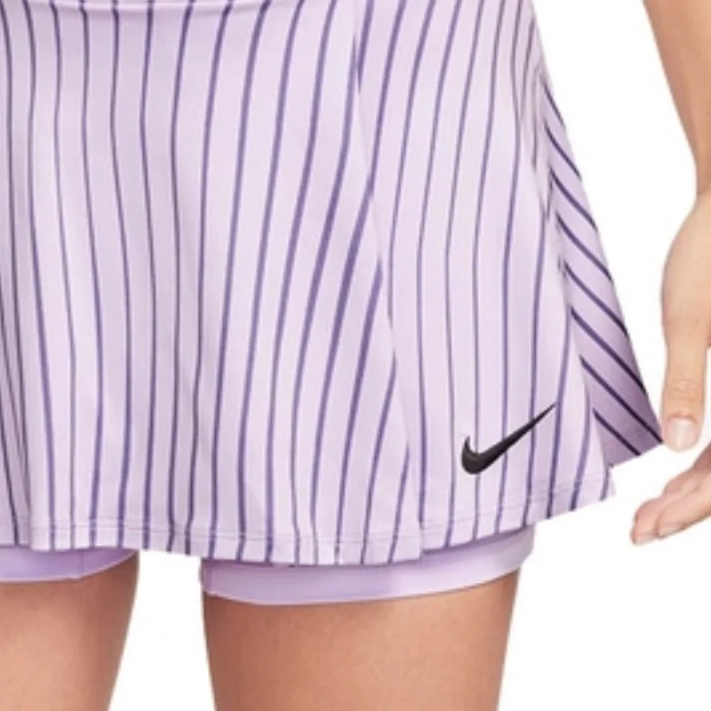Nike DRI-FIT size XL lavender Victory Flounce Tennis Skort skirt shorts lining
