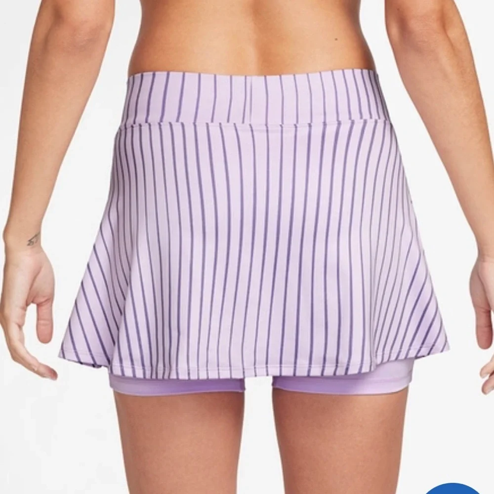 Nike DRI-FIT size XL lavender Victory Flounce Tennis Skort skirt shorts lining
