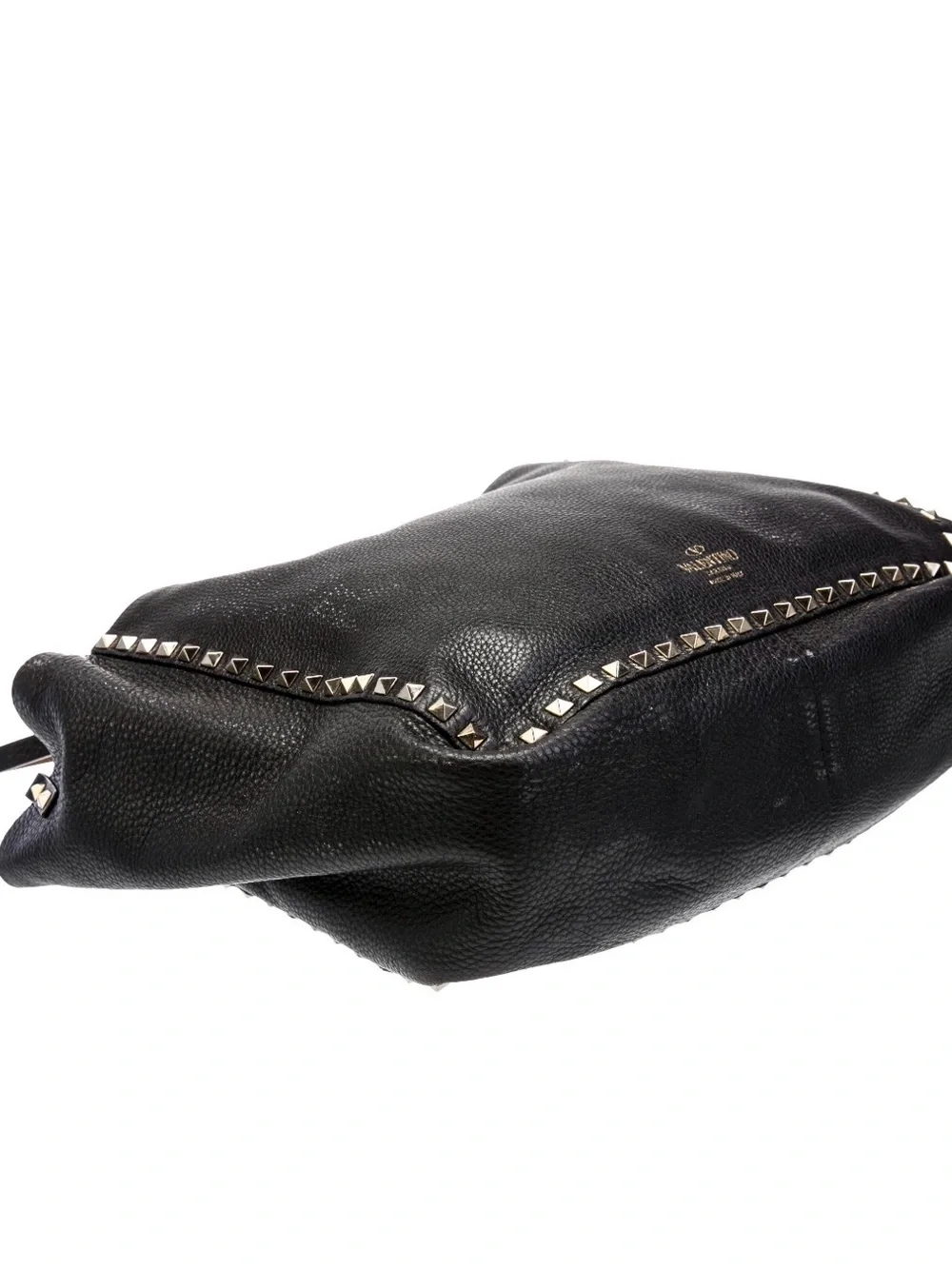 Valentino black leather