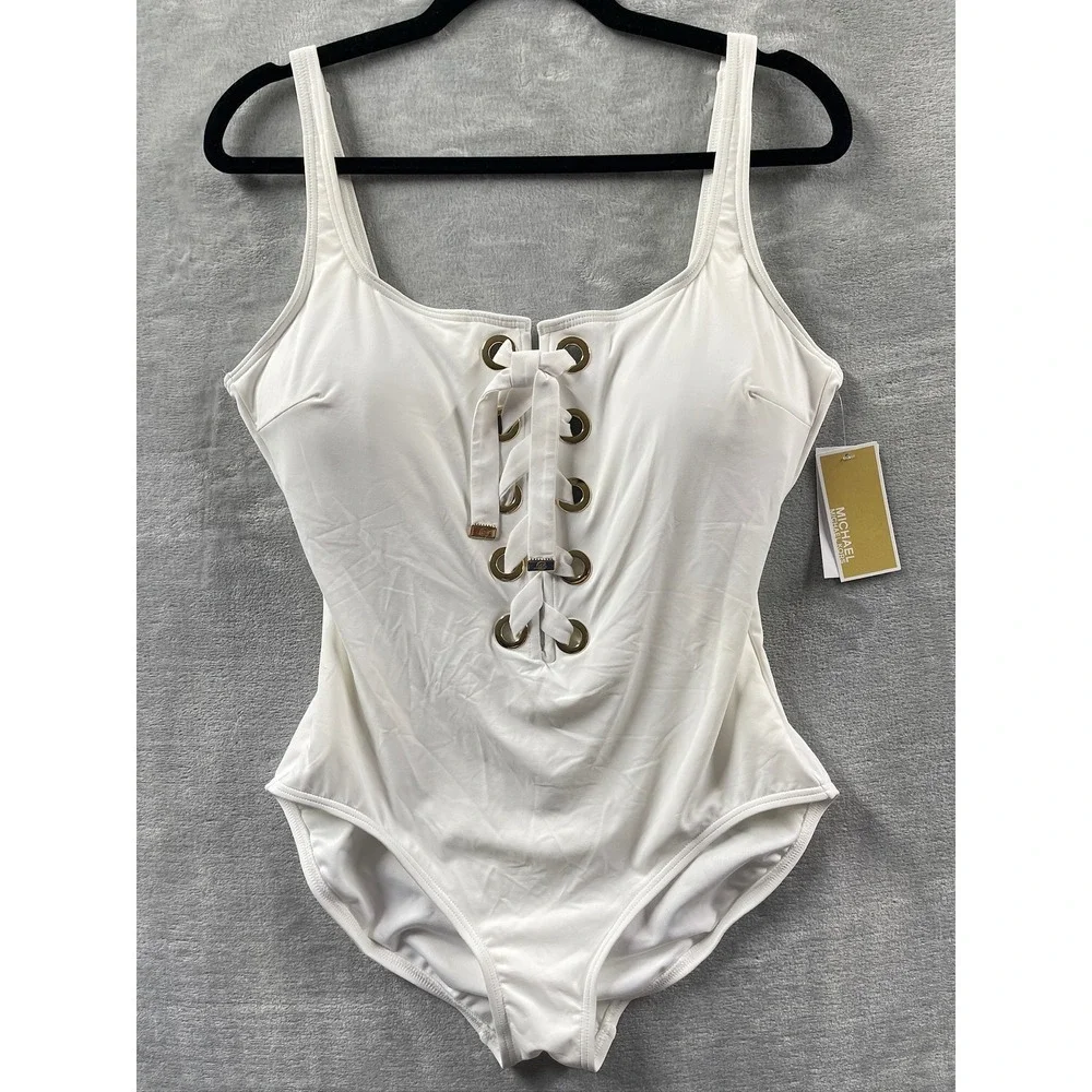 Michael Kors up scoop neckline