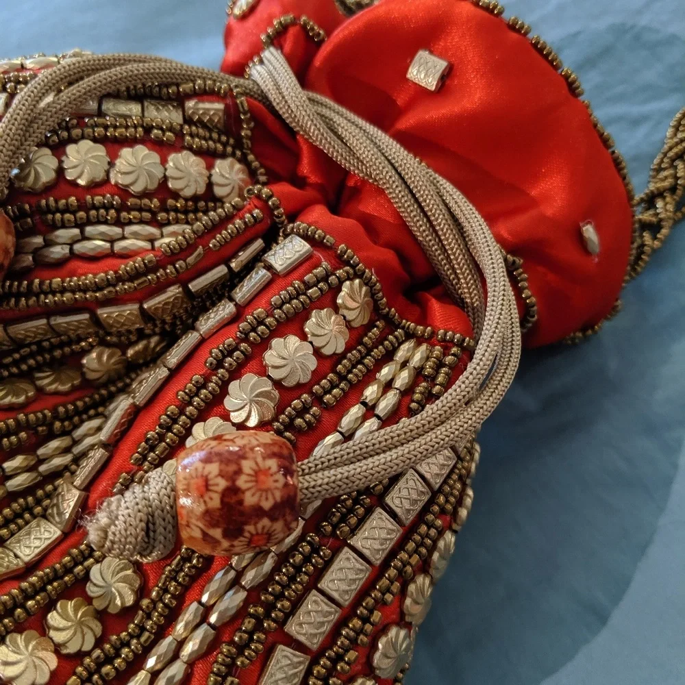 artisan made orangey red