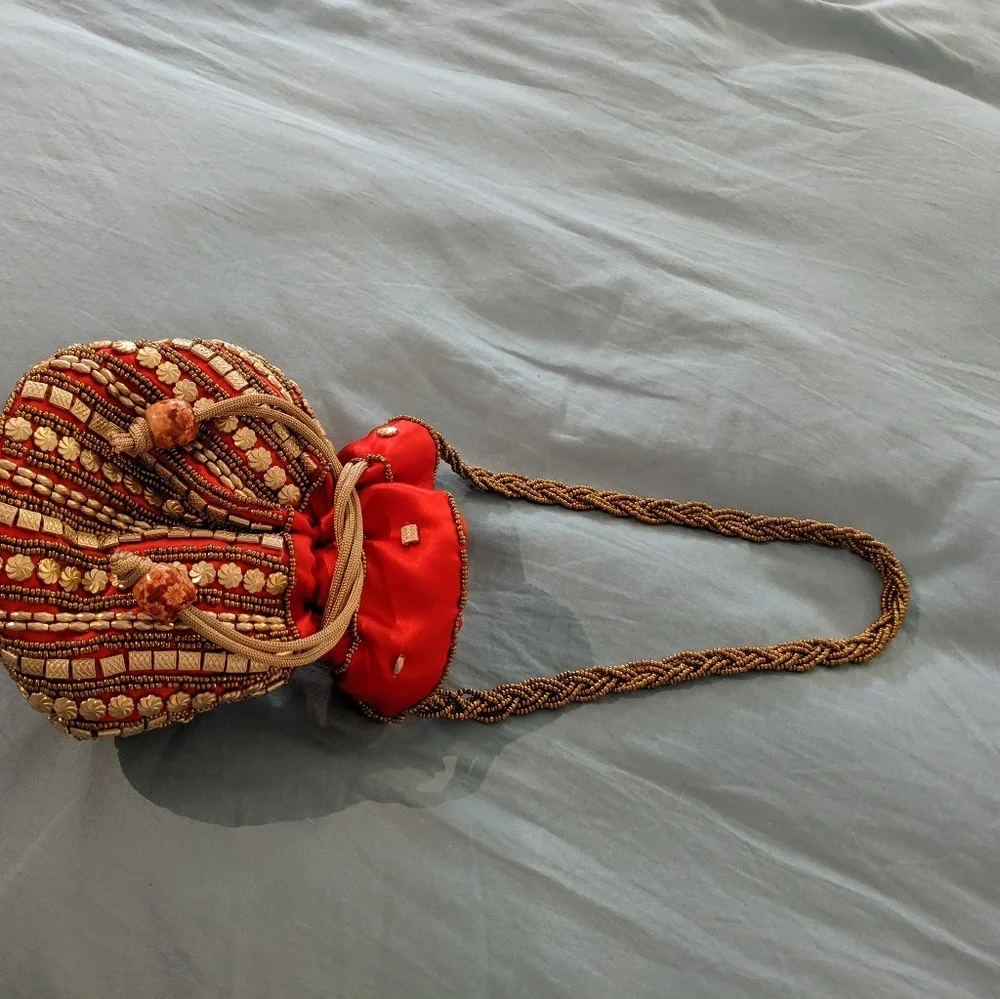 artisan made orangey red