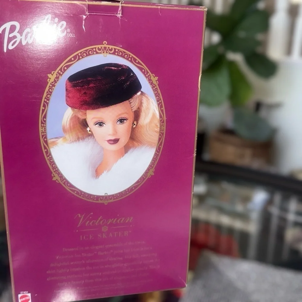 Barbie Victorian Ice Skater Special Edition  Mounts on Music Box & Rotates
