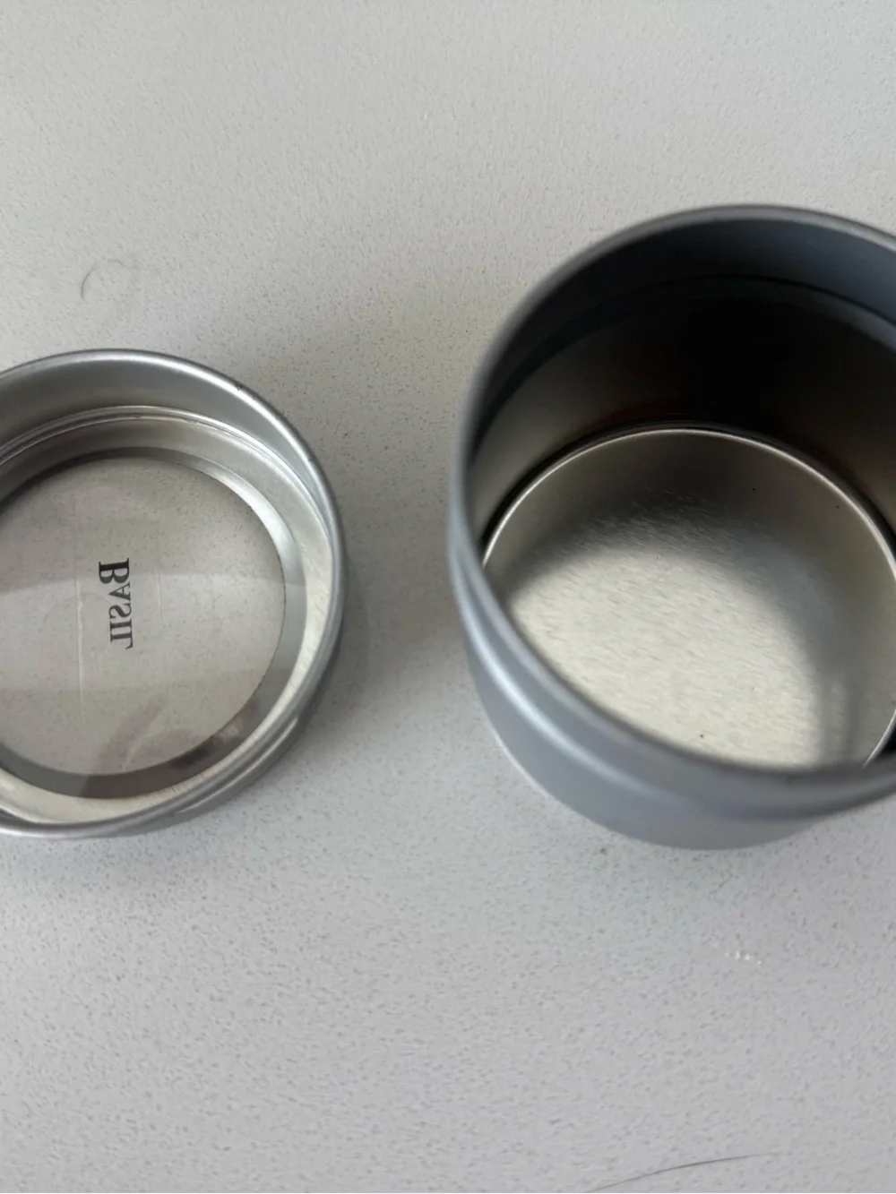 Magnetic Stainless Steel Spice Jars Set - Silver