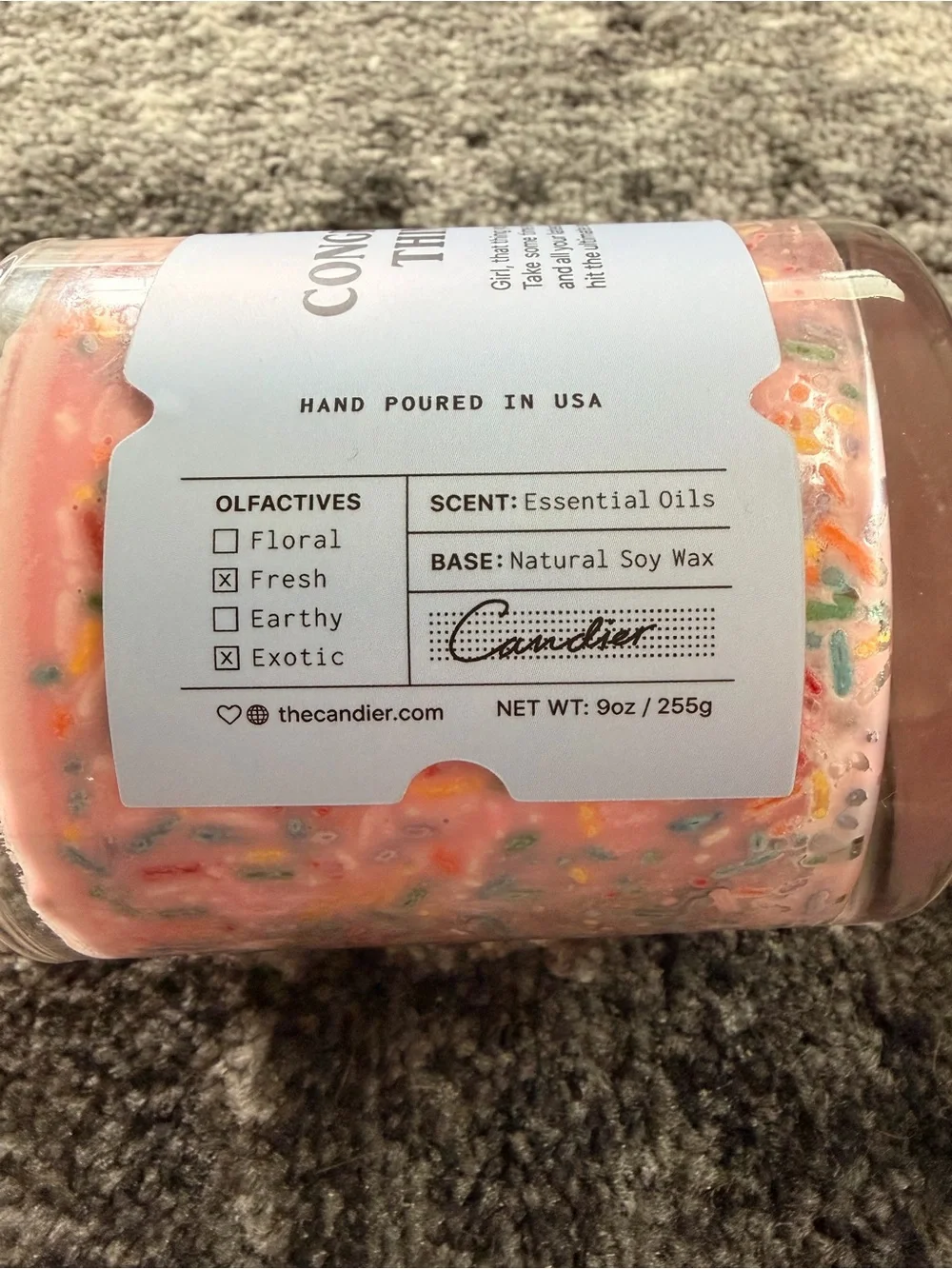 Candier festive pink