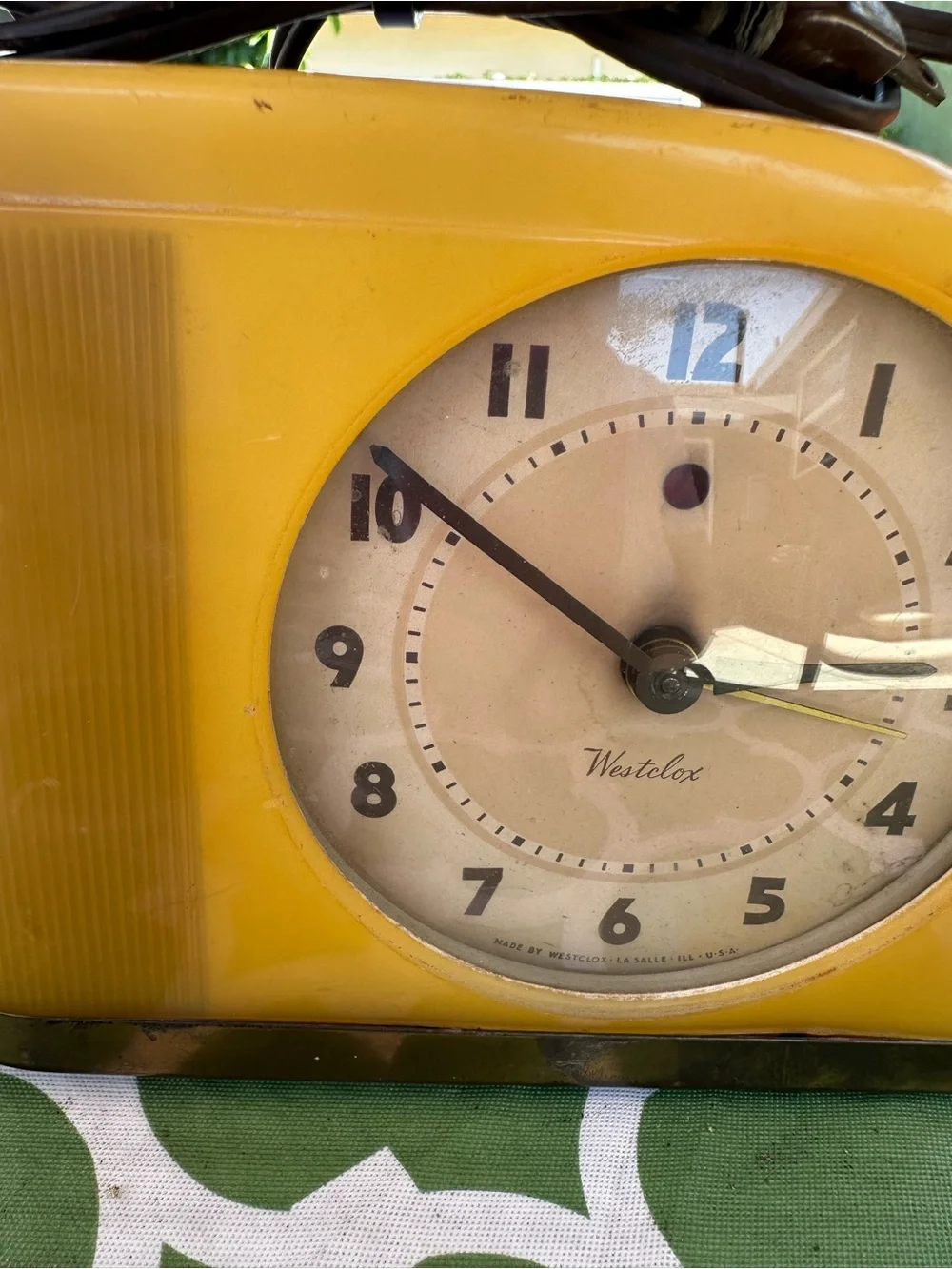 Westlox table clock