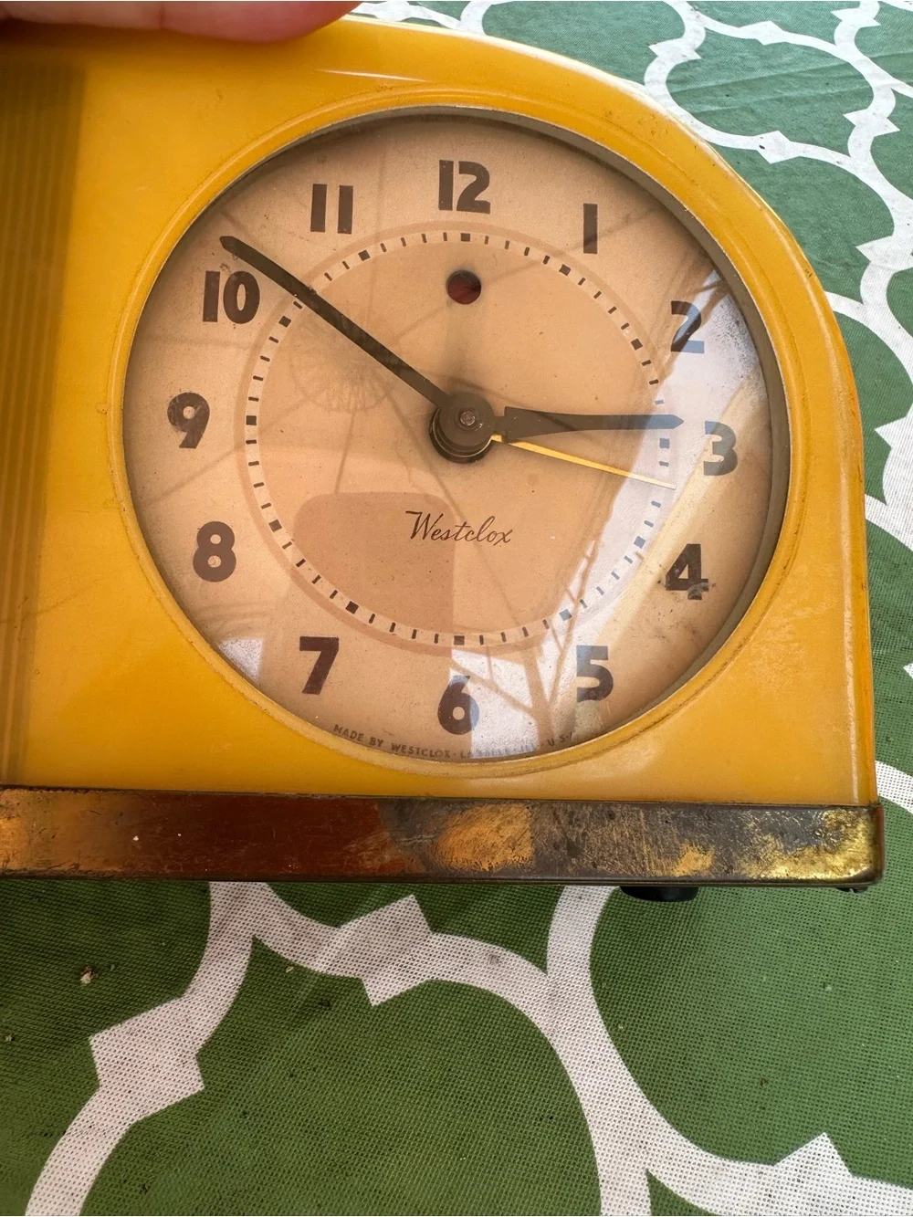 Westlox table clock