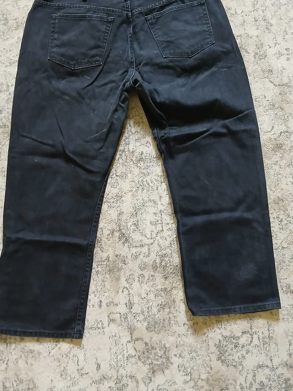 George Men's Regular Fit Black Jeans – 42x30