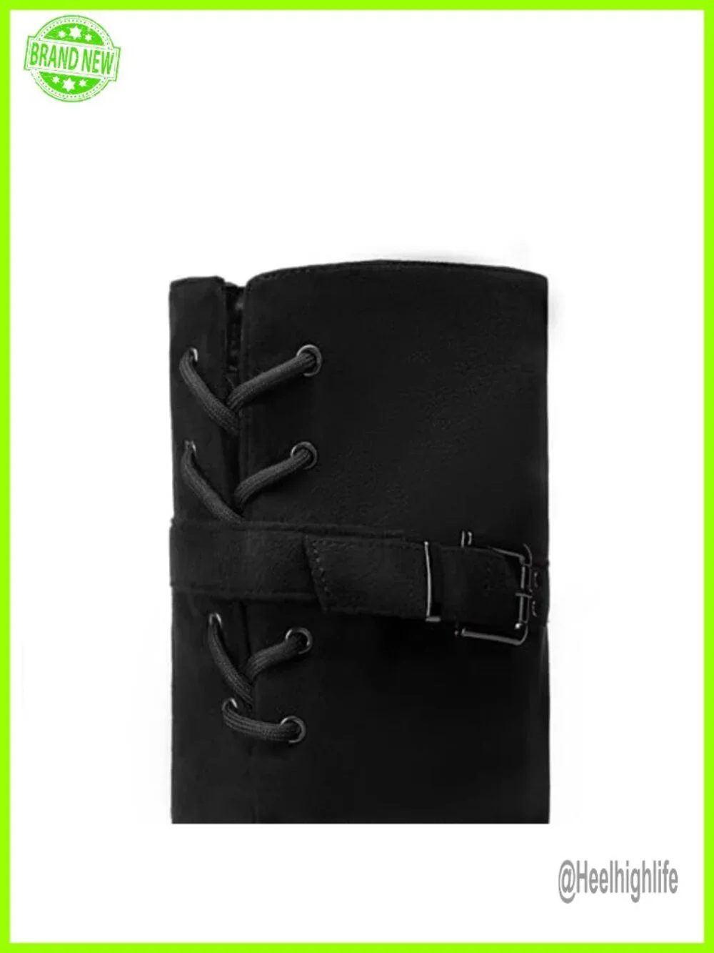 Suede Over The Knee Thigh High Winter Boots with Faux Fur Lining
