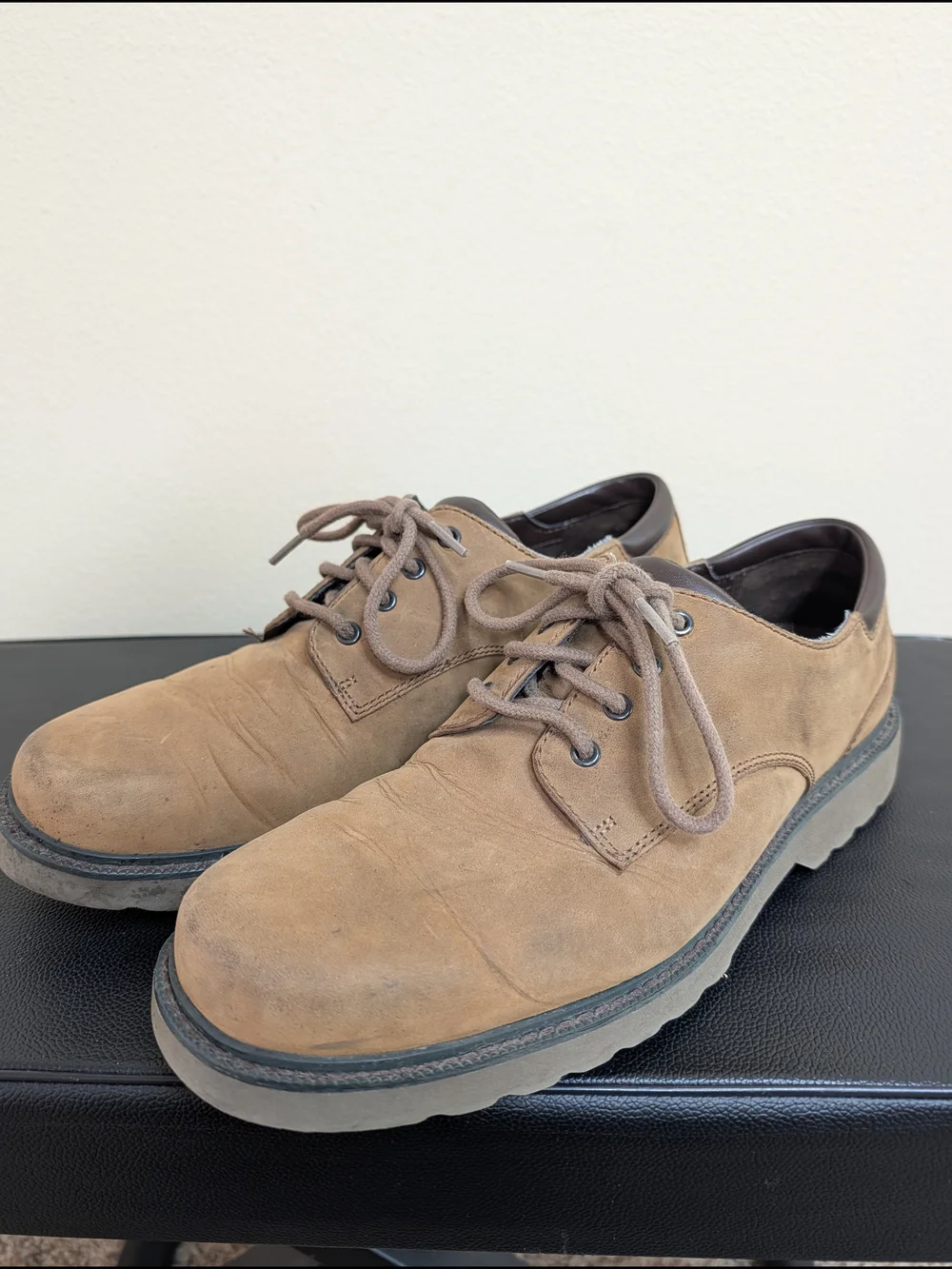 Rockport‎ Northfield Waterproof Oxford Men's Size 10.5 Tan Brown Nubuck