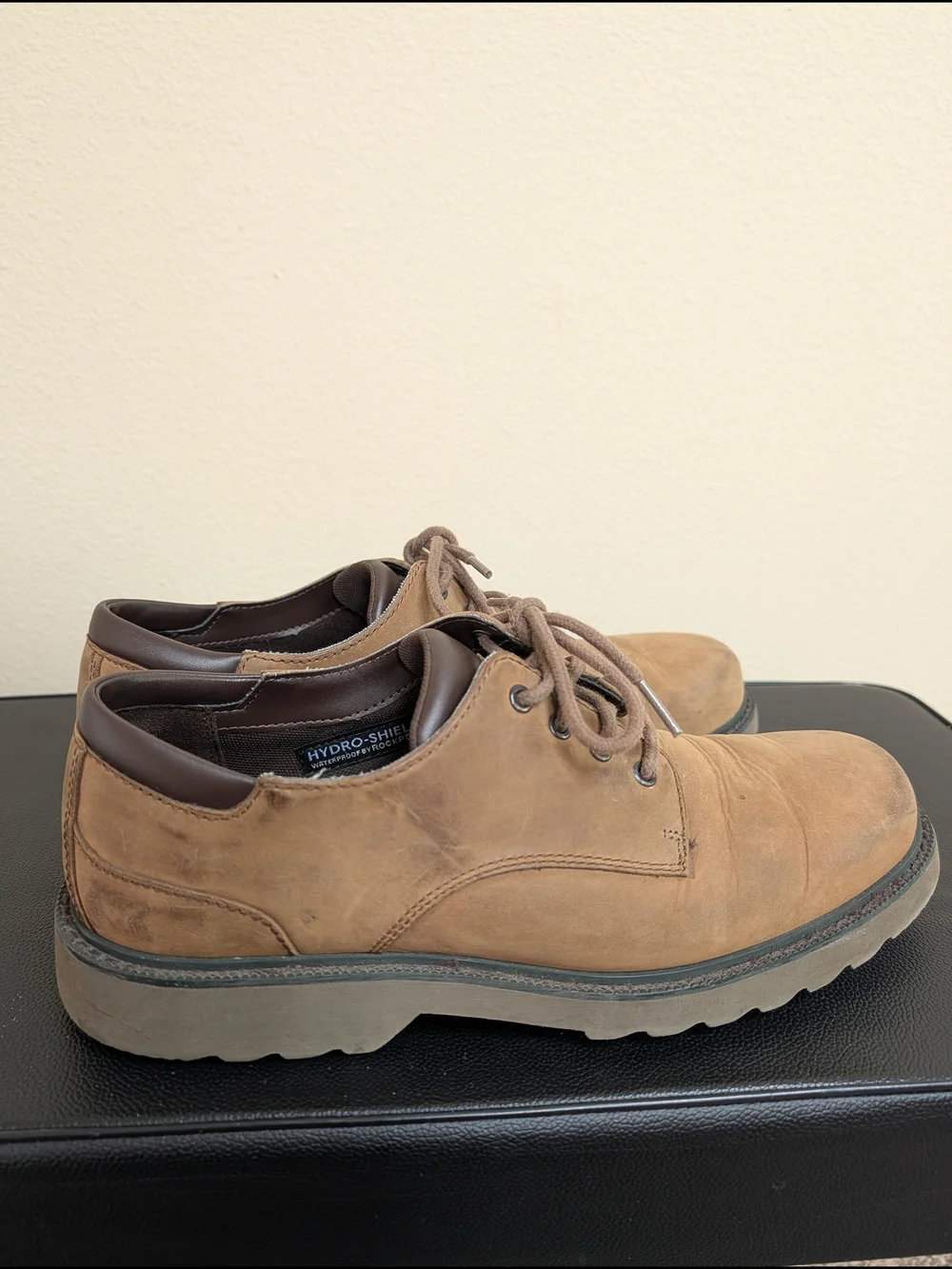 Rockport‎ Northfield Waterproof Oxford Men's Size 10.5 Tan Brown Nubuck